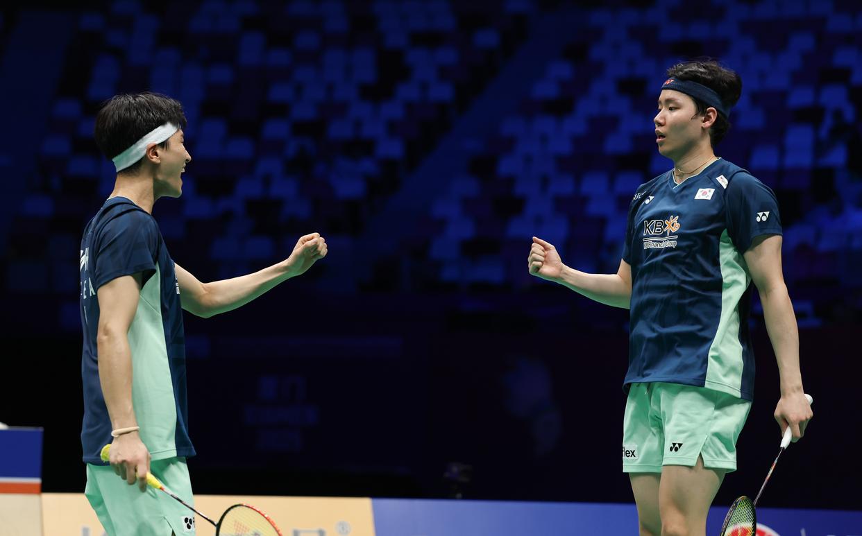 韩国代表团在羽毛球比赛中崭露头角 韩国代表团在羽毛球比赛中崭露头角